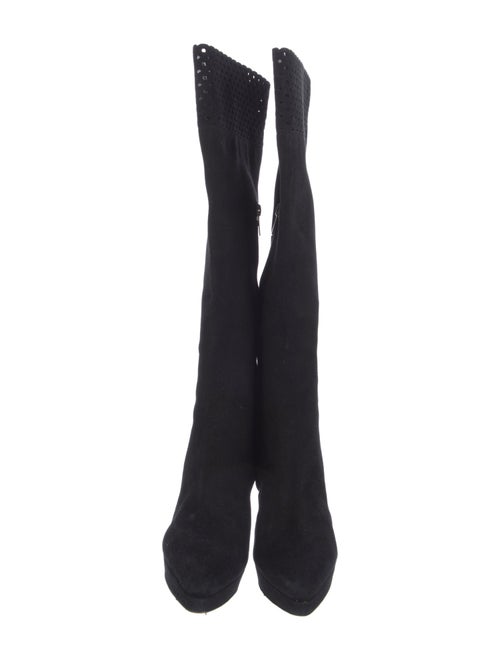 Yves Saint Laurent Rive Gauche Suede Boots