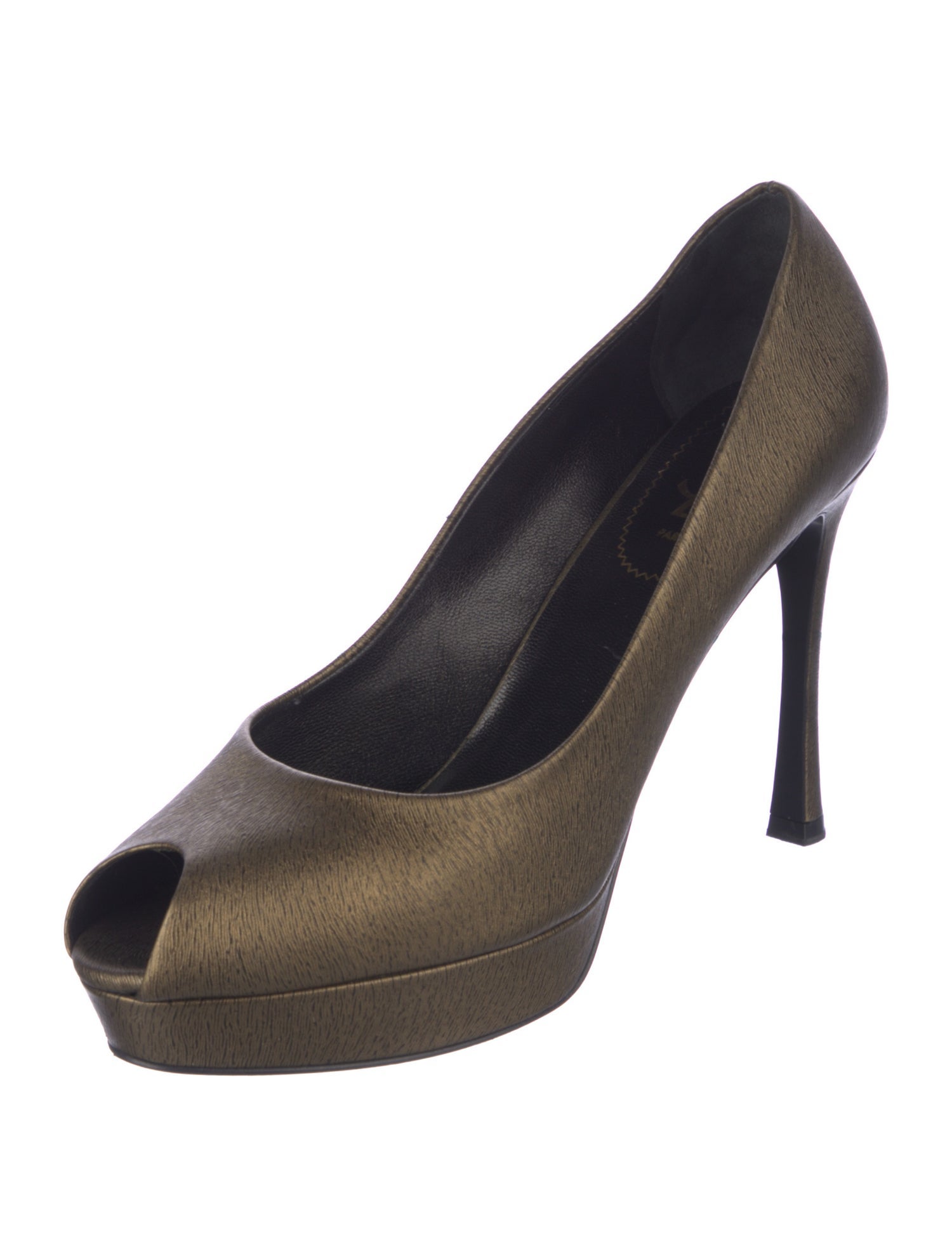 Yves Saint Laurent Rive Gauche Leather Pumps