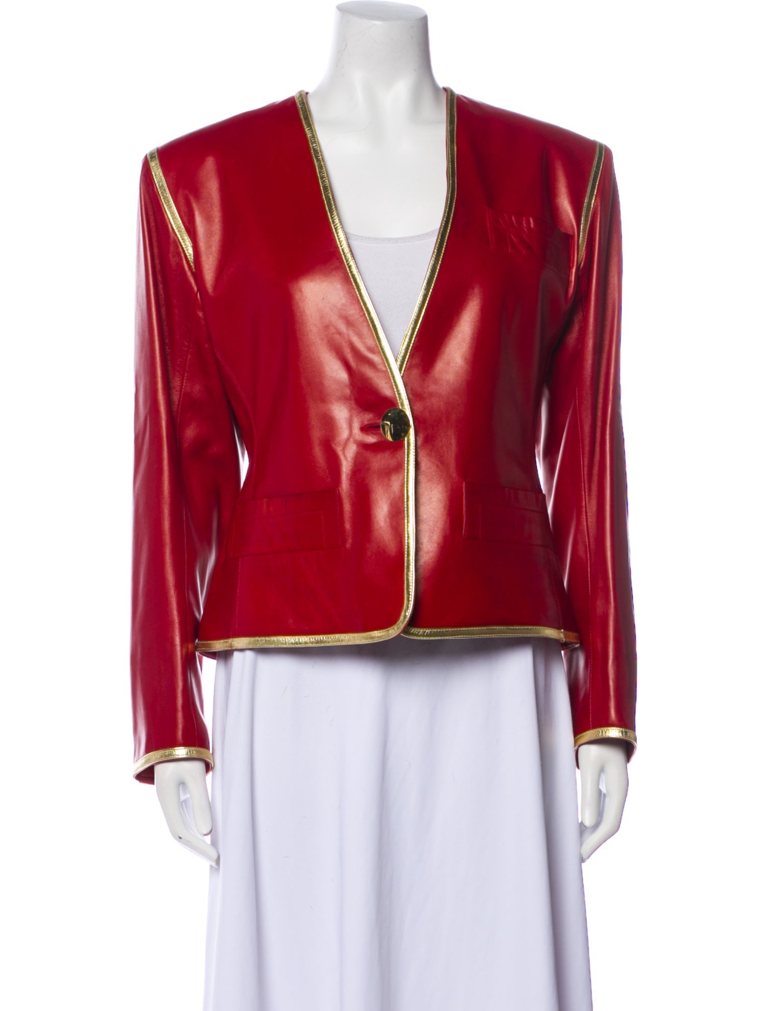 Yves Saint Laurent Rive Gauche Vintage 1988 Biker Jacket