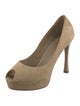 Yves Saint Laurent Rive Gauche Suede Pumps