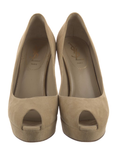 Yves Saint Laurent Rive Gauche Suede Pumps