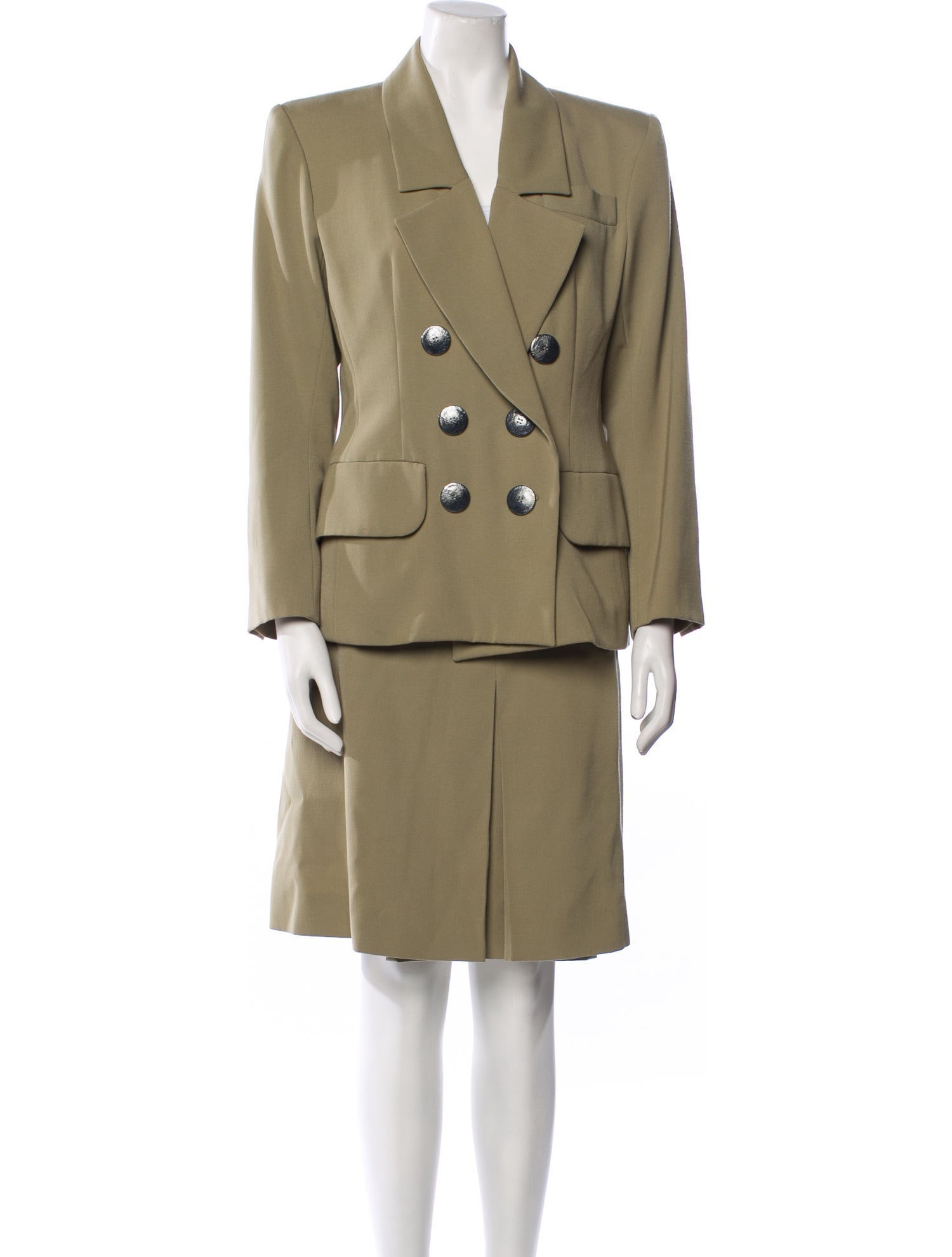 Yves Saint Laurent Rive Gauche Vintage 1990 Skirt Suit