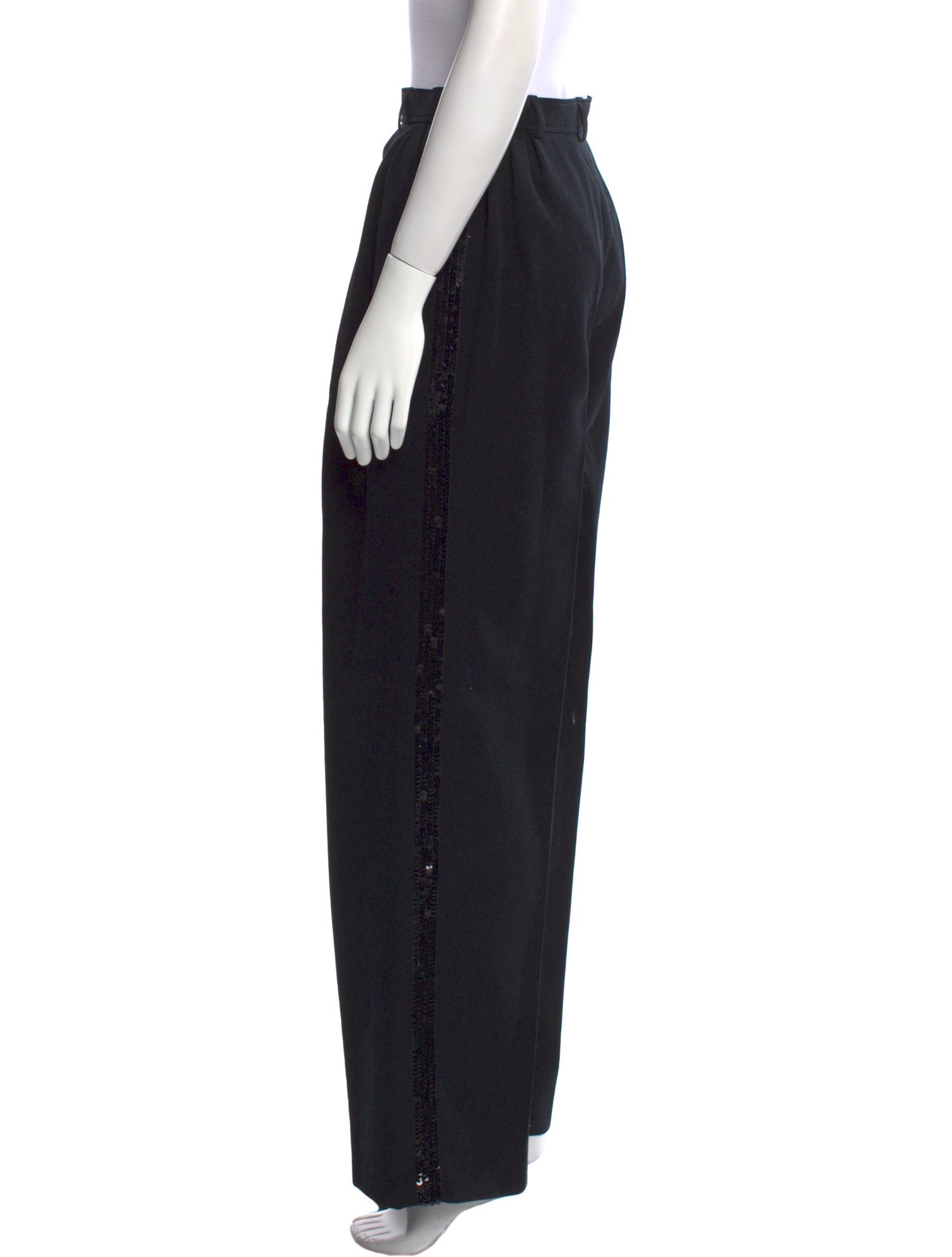 Yves Saint Laurent Rive Gauche Straight Leg Pants
