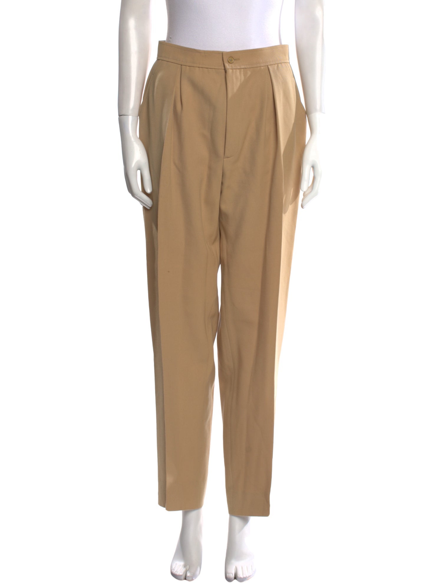 Yves Saint Laurent Rive Gauche Straight Leg Pants