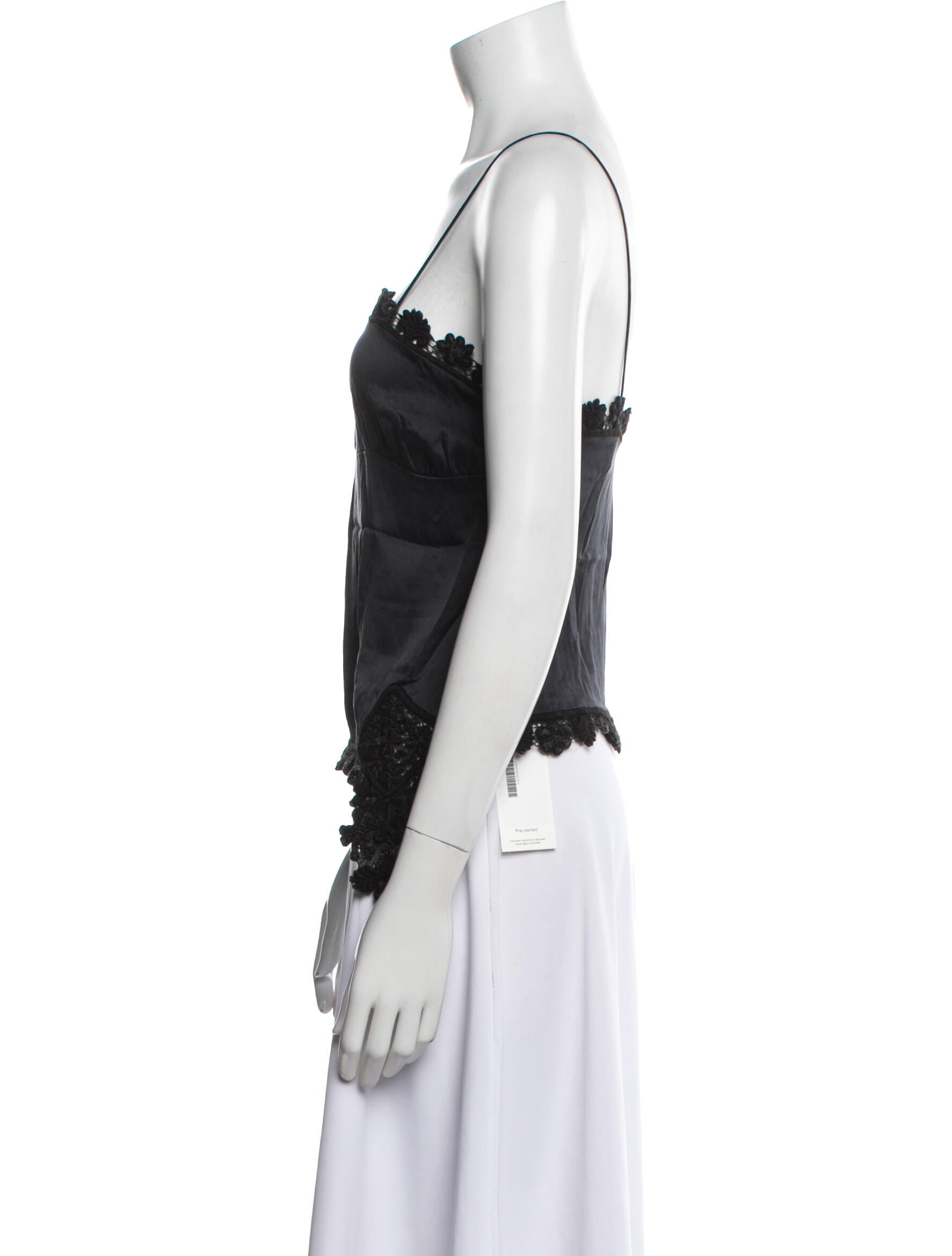 Yves Saint Laurent Rive Gauche Vintage 2005 Crop Top