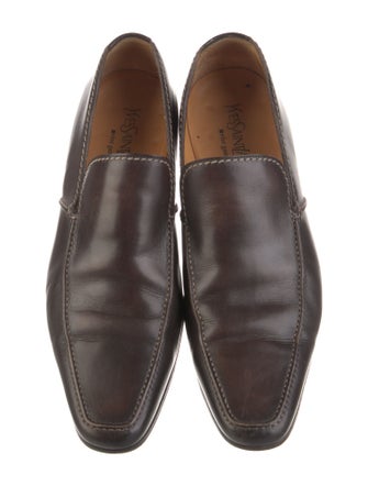 Yves Saint Laurent Rive Gauche Leather Dress Loafers