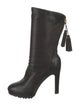 Yves Saint Laurent Rive Gauche Leather Boots