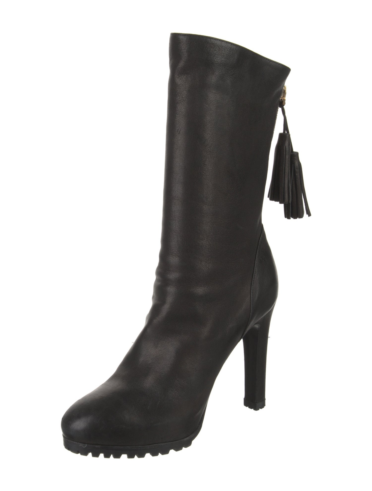 Yves Saint Laurent Rive Gauche Leather Boots