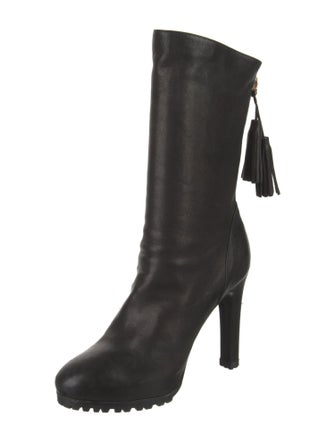 Yves Saint Laurent Rive Gauche Leather Boots