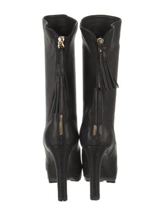 Yves Saint Laurent Rive Gauche Leather Boots
