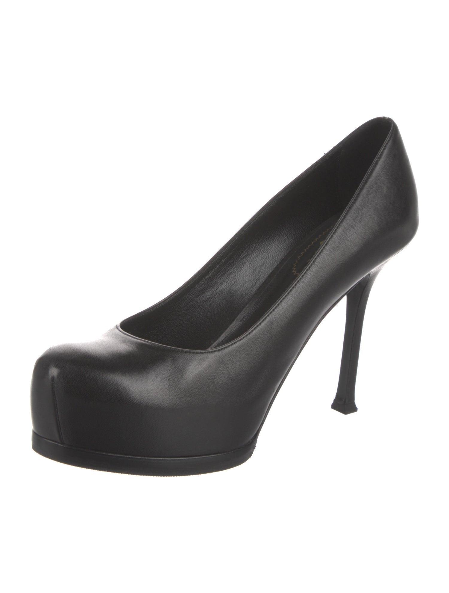 Yves Saint Laurent Rive Gauche Leather Pumps