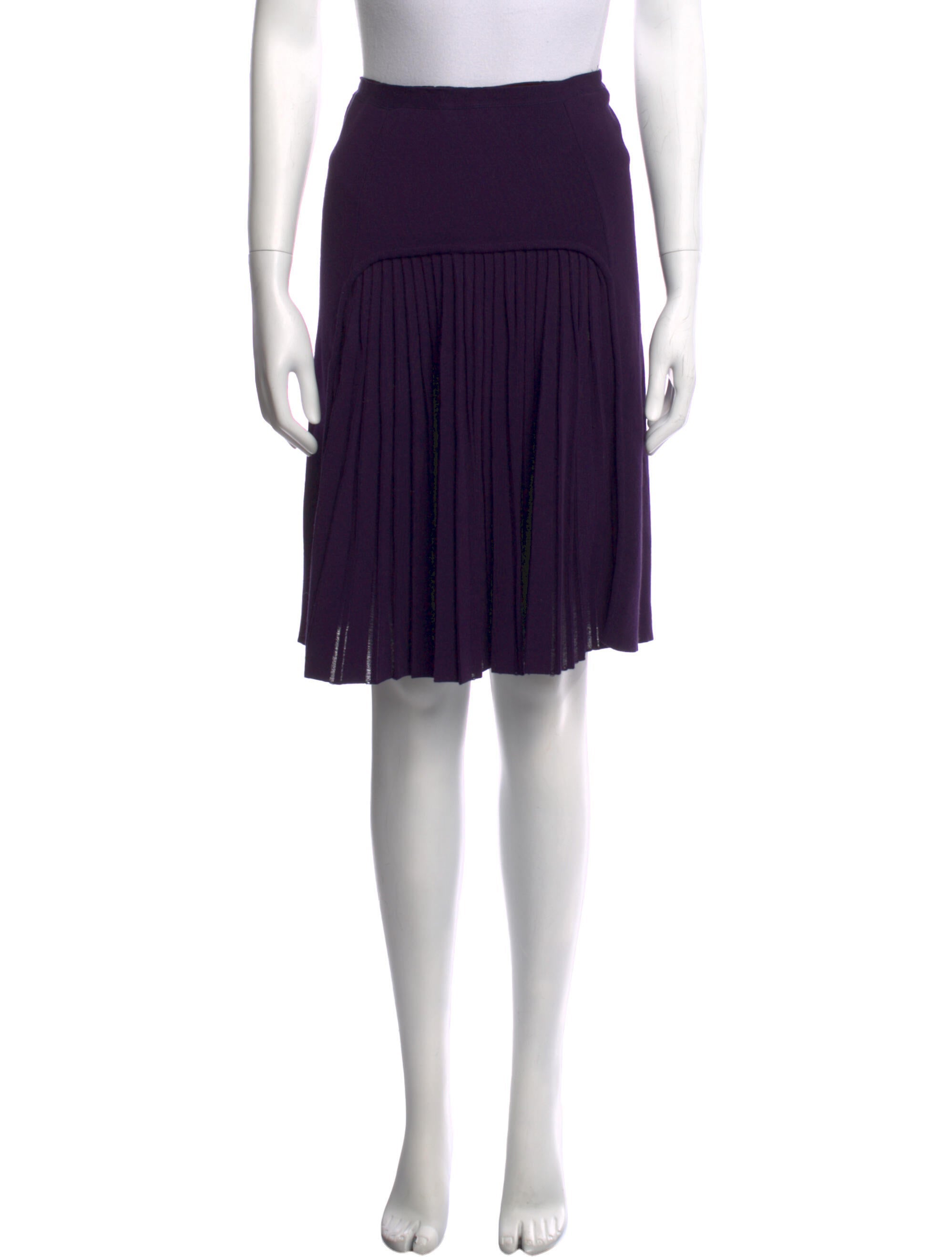 Yves Saint Laurent Rive Gauche Vintage Knee-Length Skirt