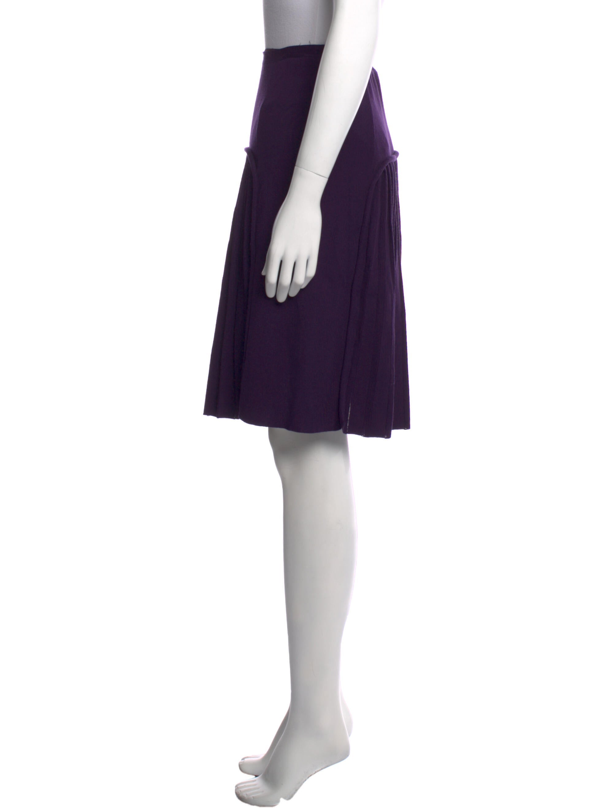 Yves Saint Laurent Rive Gauche Vintage Knee-Length Skirt