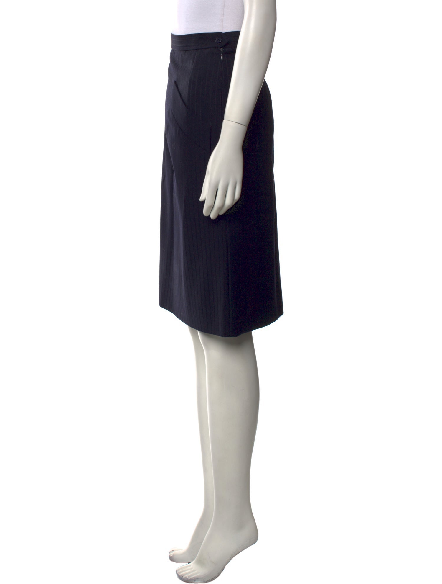 Yves Saint Laurent Rive Gauche Vintage Knee-Length Skirt