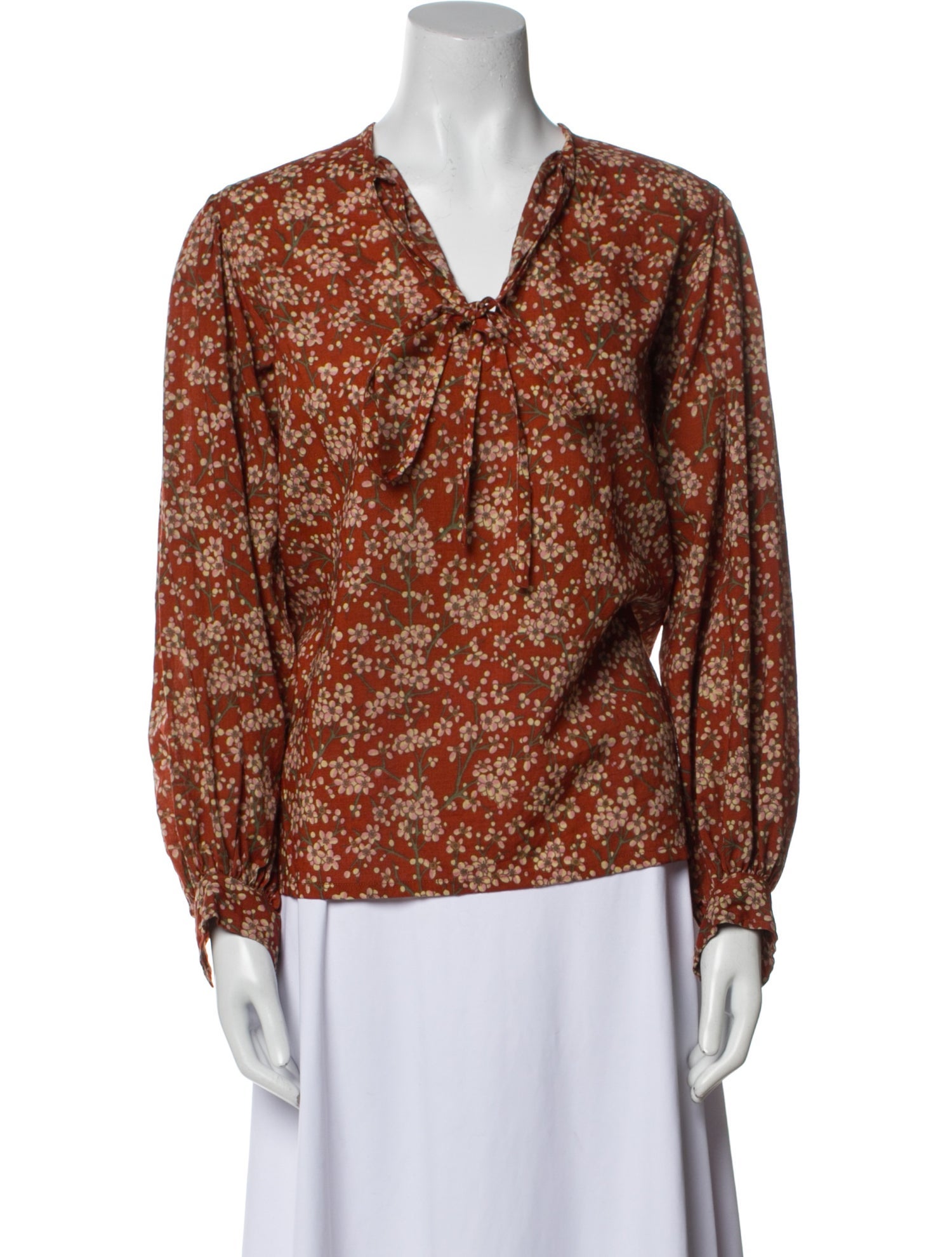 Yves Saint Laurent Rive Gauche Vintage 1980's Blouse