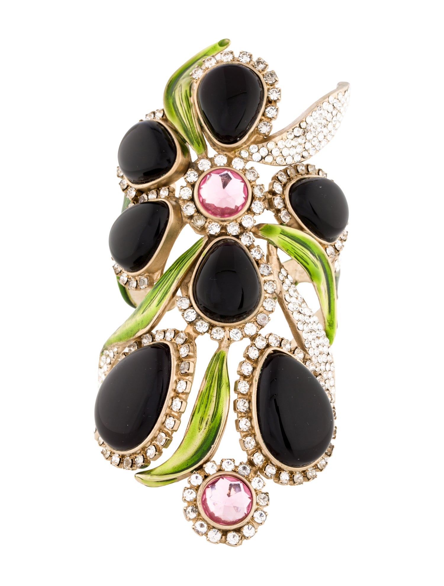 Yves Saint Laurent Rive Gauche x Tom Ford Orchid Cuff Bracelet