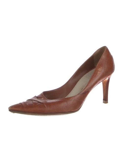 Yves Saint Laurent Rive Gauche Leather Pumps