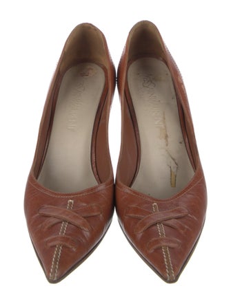 Yves Saint Laurent Rive Gauche Leather Pumps