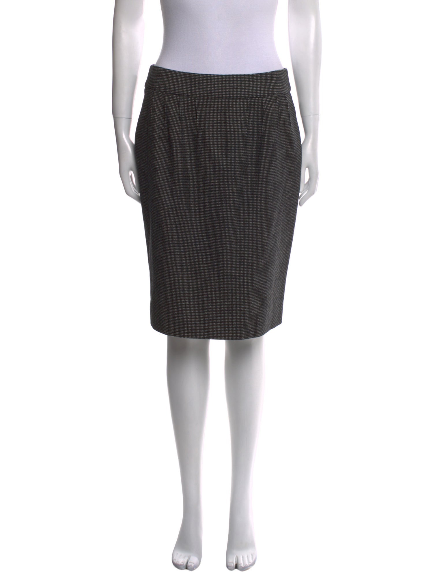 Yves Saint Laurent Rive Gauche Vintage Knee-Length Skirt