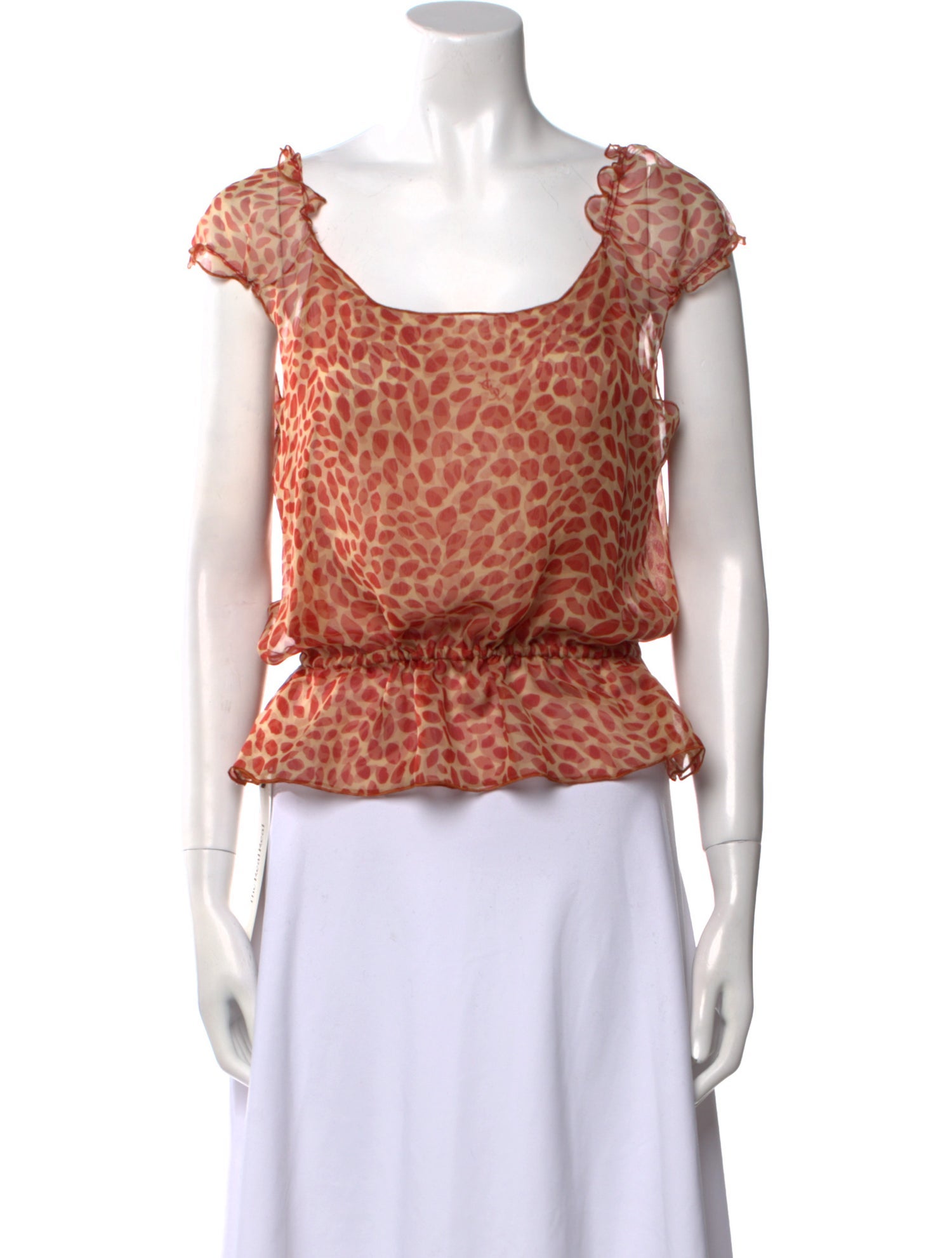 Yves Saint Laurent Rive Gauche Vintage 2004 Crop Top