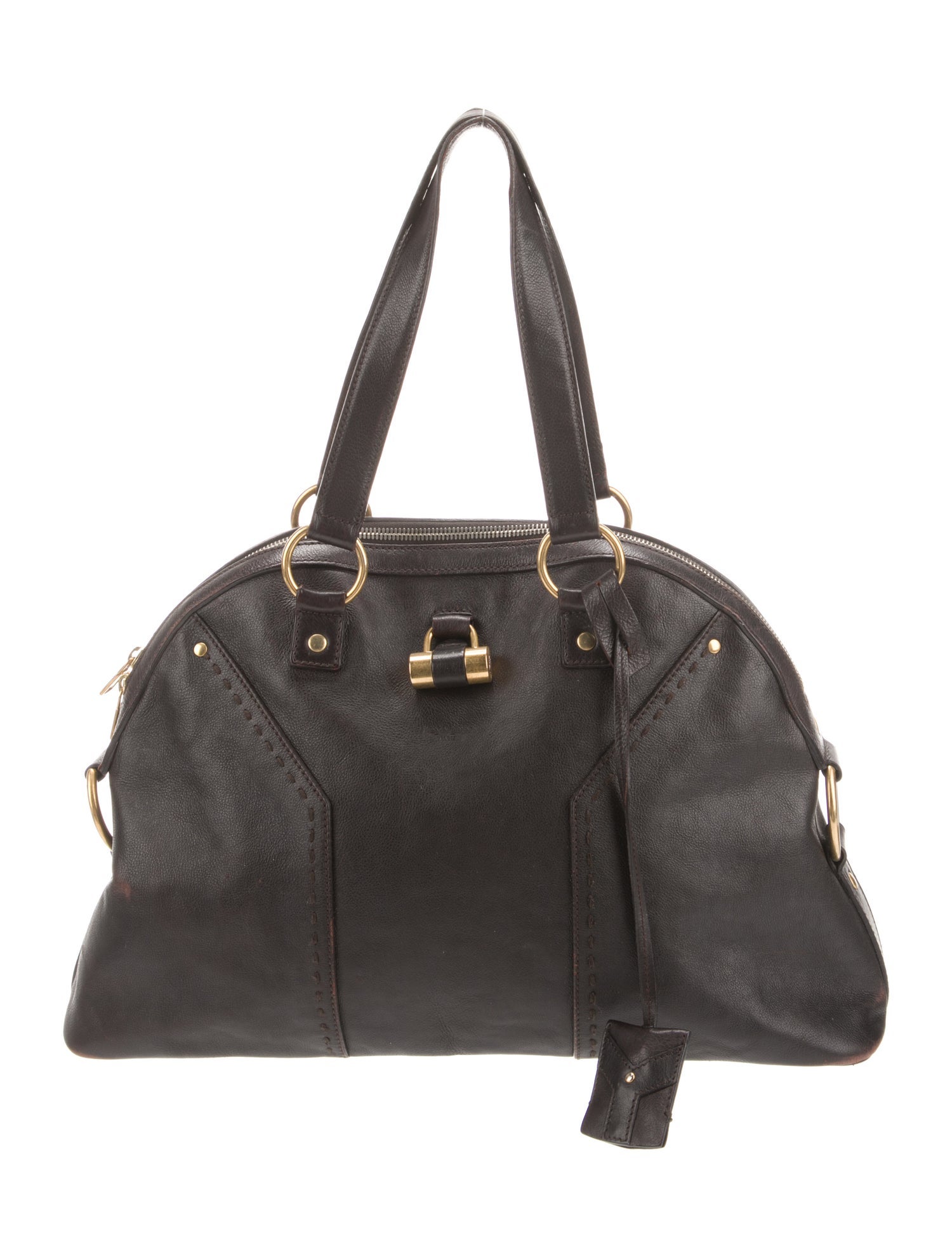 Yves Saint Laurent Rive Gauche Leather Shoulder Bag