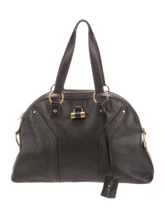 Yves Saint Laurent Rive Gauche Leather Shoulder Bag