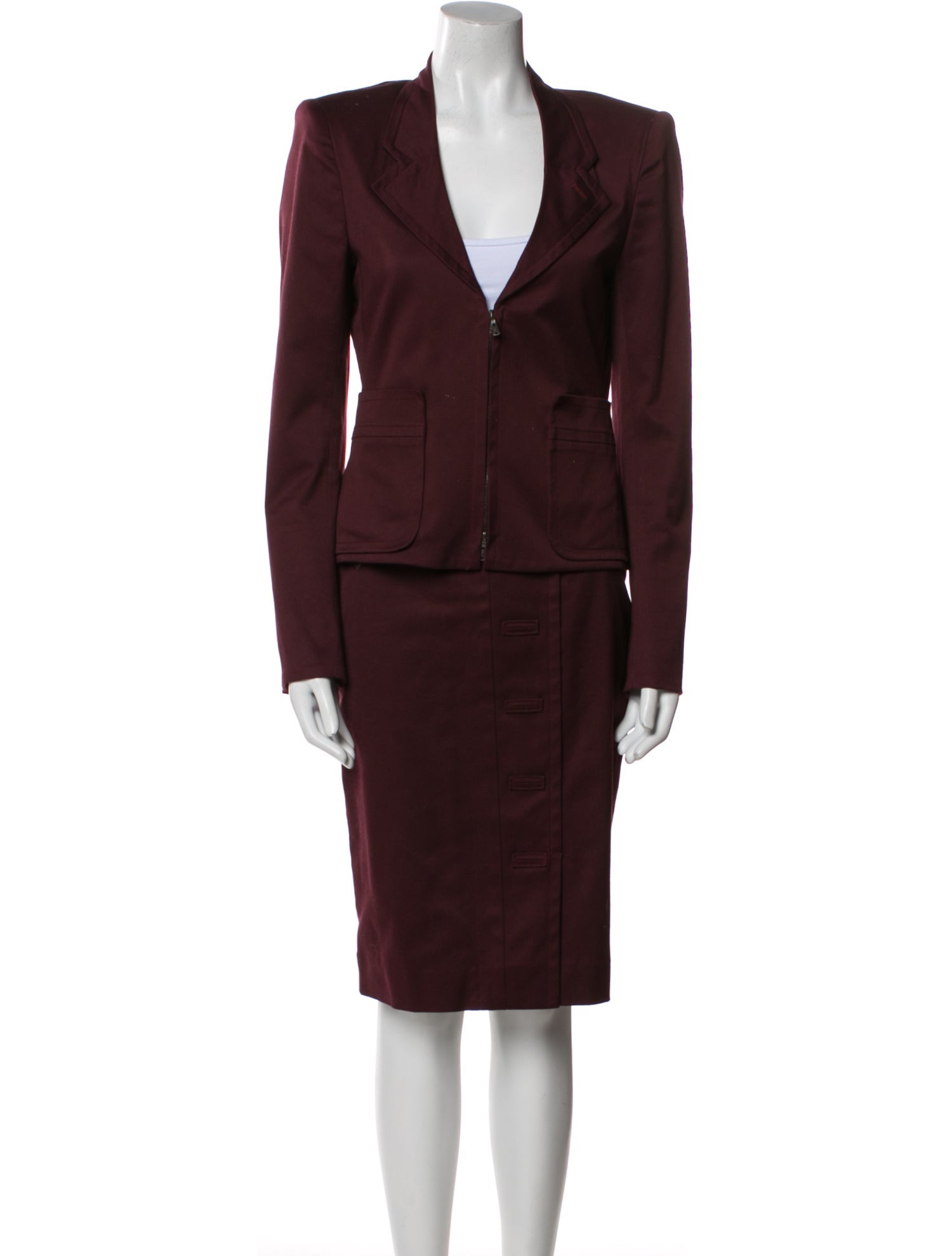 Yves Saint Laurent Rive Gauche Vintage 2003 Skirt Set