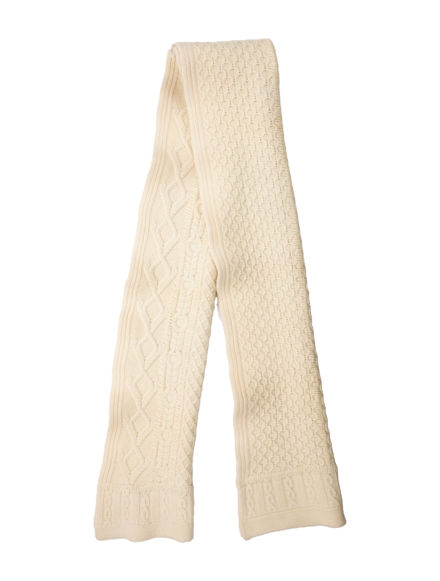 Yves Saint Laurent Rive Gauche Wool Floral Print Scarf