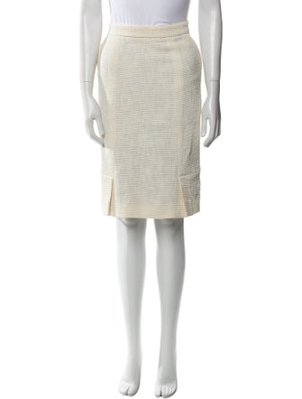 Yves Saint Laurent Rive Gauche Knee-Length Skirt