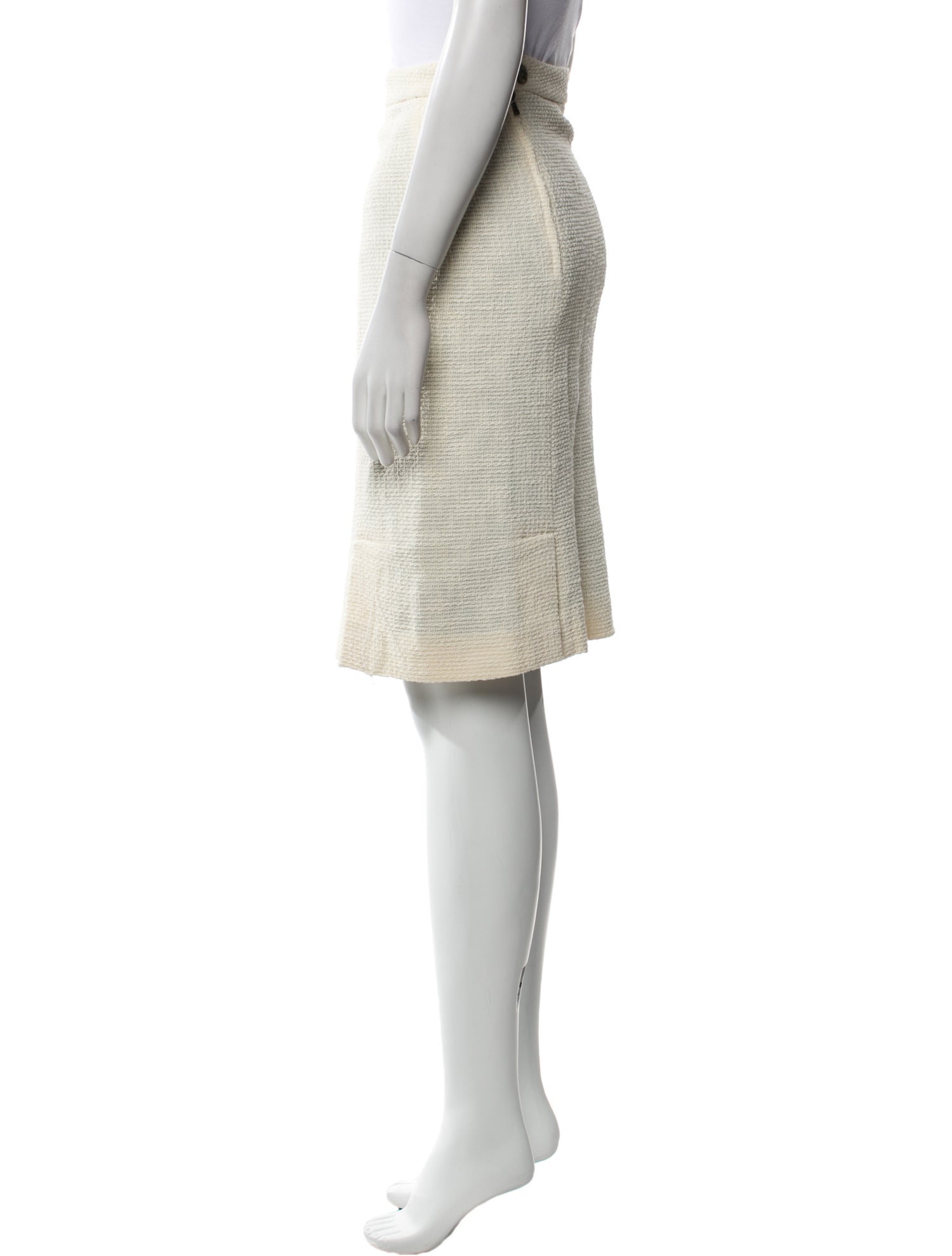 Yves Saint Laurent Rive Gauche Knee-Length Skirt