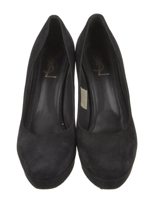 Yves Saint Laurent Rive Gauche Suede Pumps