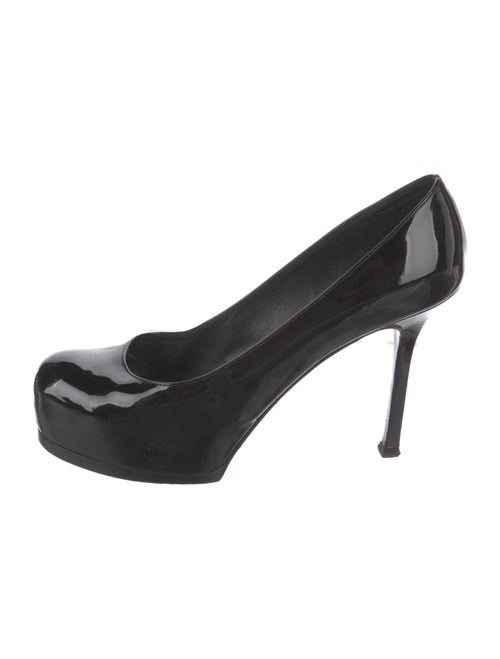 Yves Saint Laurent Rive Gauche Patent Leather Pumps