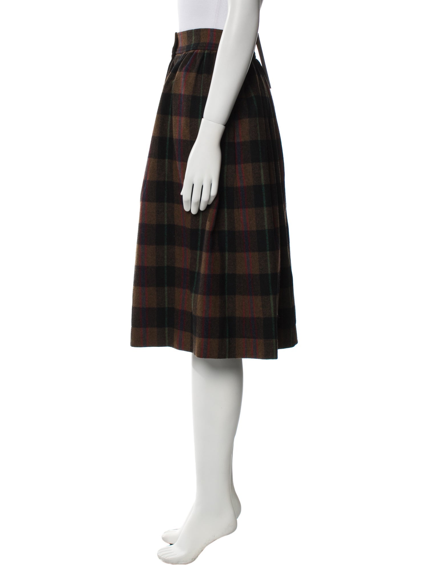 Yves Saint Laurent Rive Gauche Vintage Knee-Length Skirt