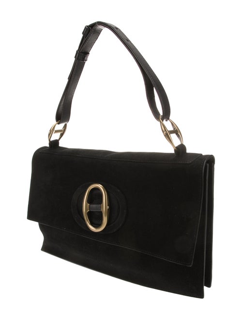 Yves Saint Laurent Rive Gauche Suede Shoulder Bag