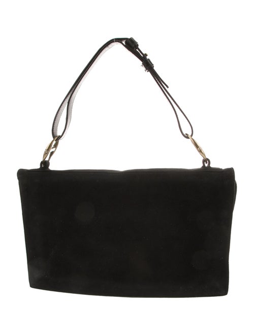 Yves Saint Laurent Rive Gauche Suede Shoulder Bag