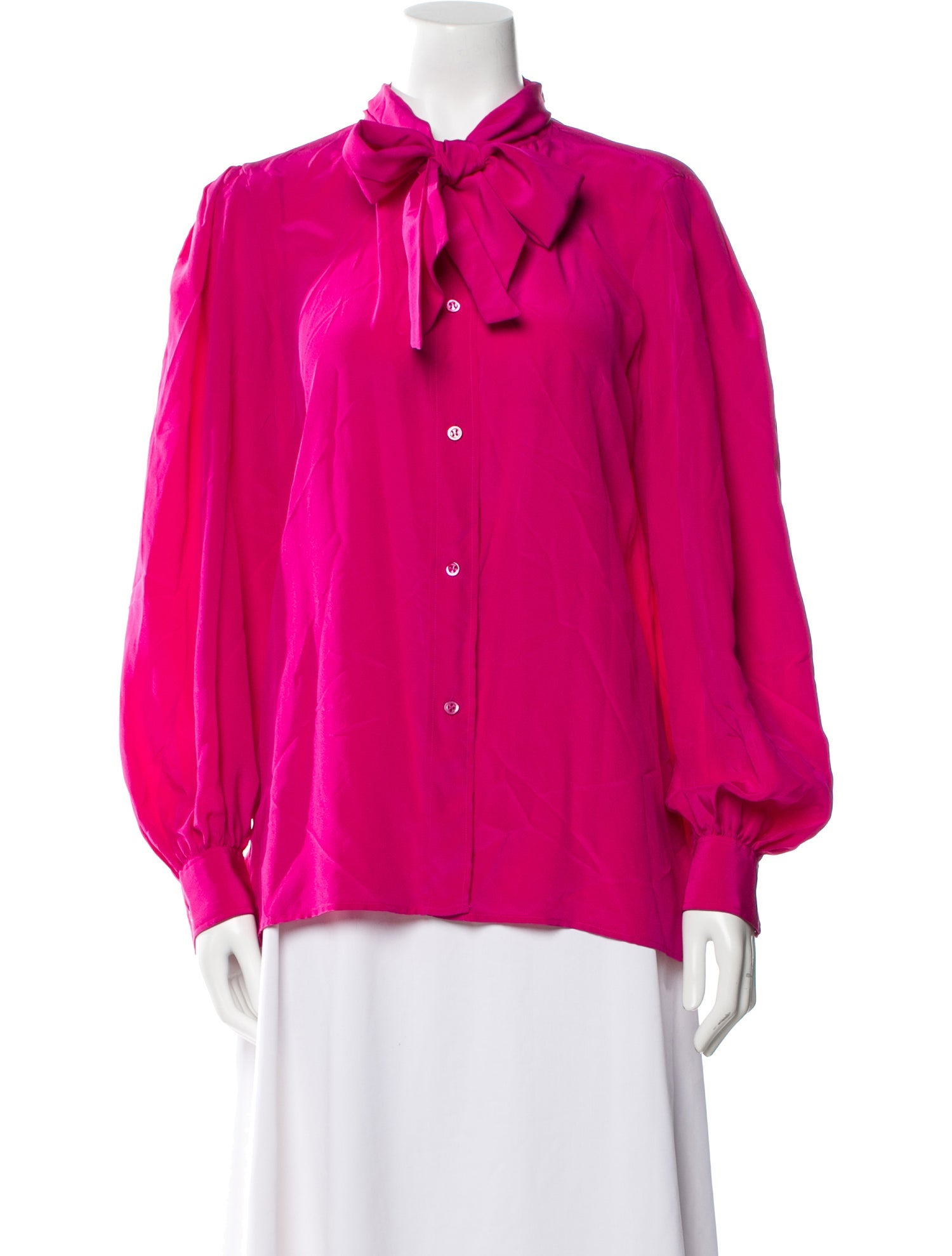 Yves Saint Laurent Rive Gauche Vintage Late 1970's - Early 1980's Blouse