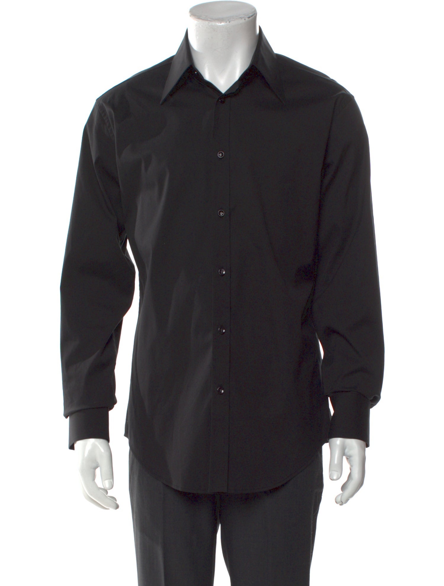 Yves Saint Laurent Rive Gauche Long Sleeve Dress Shirt