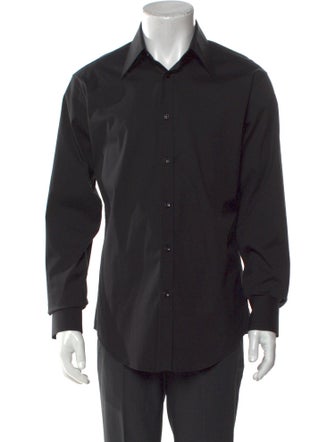 Yves Saint Laurent Rive Gauche Long Sleeve Dress Shirt