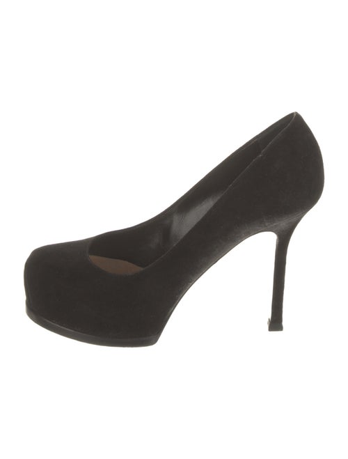 Yves Saint Laurent Rive Gauche Suede Pumps