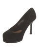 Yves Saint Laurent Rive Gauche Suede Pumps
