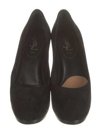 Yves Saint Laurent Rive Gauche Suede Pumps