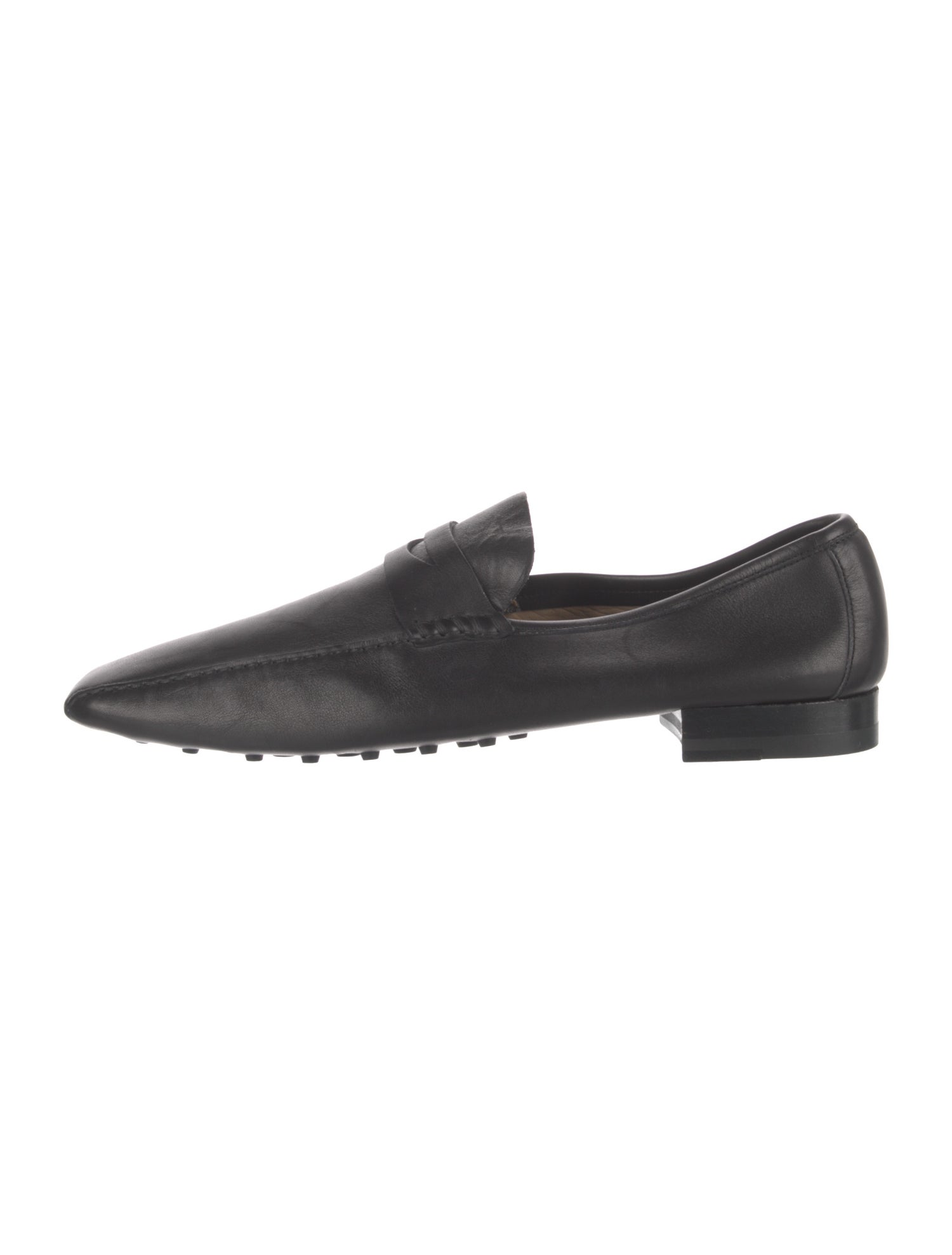 Yves Saint Laurent Rive Gauche Leather Loafers