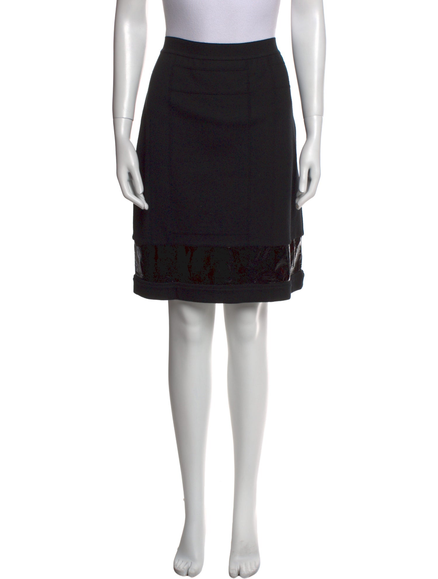 Yves Saint Laurent Rive Gauche Knee-Length Skirt