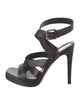 Yves Saint Laurent Rive Gauche Leather Sandals
