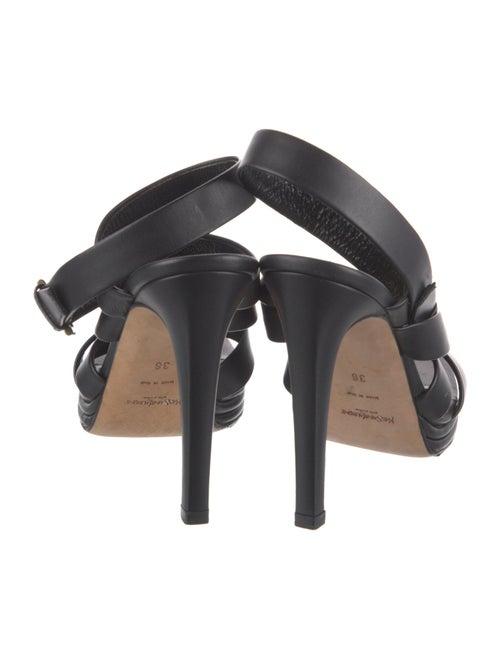 Yves Saint Laurent Rive Gauche Leather Sandals