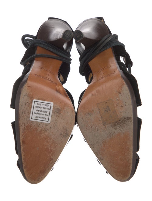 Yves Saint Laurent Rive Gauche Velvet Pumps