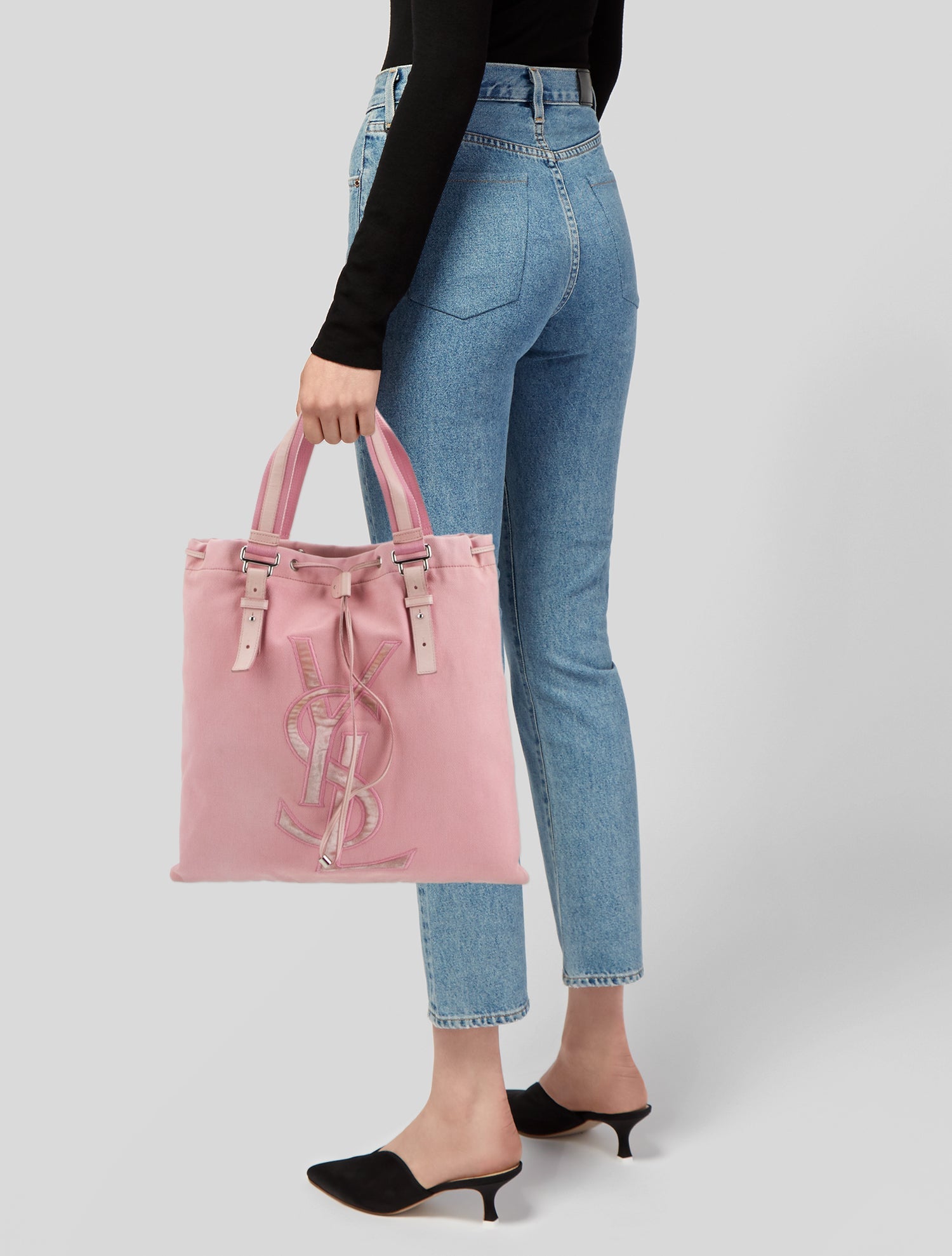 Yves Saint Laurent Rive Gauche Signature Tote Vintage