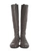Yves Saint Laurent Rive Gauche Leather Riding Boots