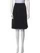 Yves Saint Laurent Rive Gauche Wool Knee-Length Skirt
