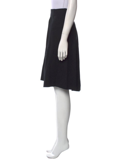 Yves Saint Laurent Rive Gauche Wool Knee-Length Skirt